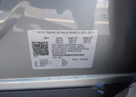 2024 Honda Prologue Ex из США, поврежденный, VIN 3GPKHURM5RS525445